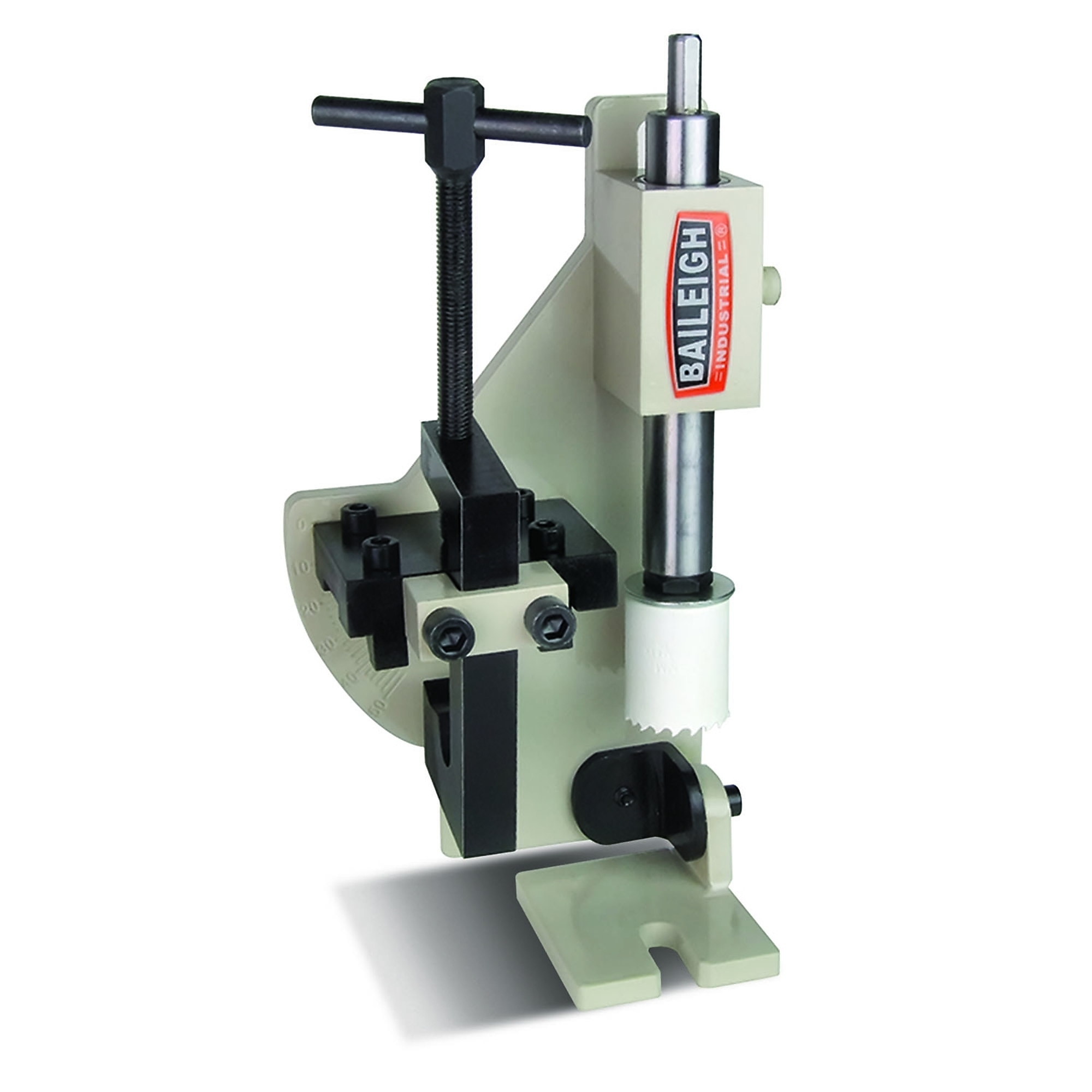 Baileigh Hole Saw Notcher — Up to 5°, 0.5in. Plate Steel, Model# TN-210H